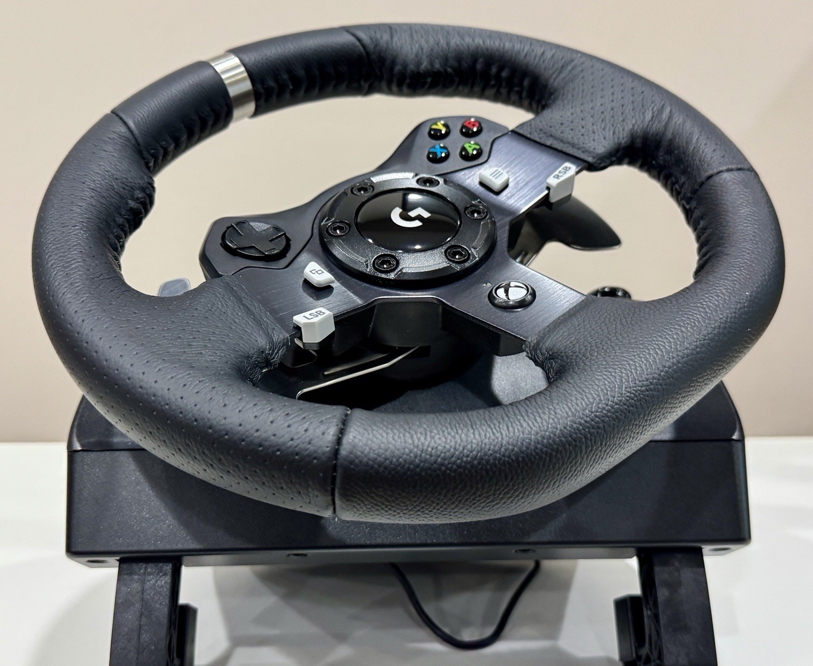 Logitech – G920 Driving Force Racing Wheel, Shifter, and Pedals for Xbox & PC