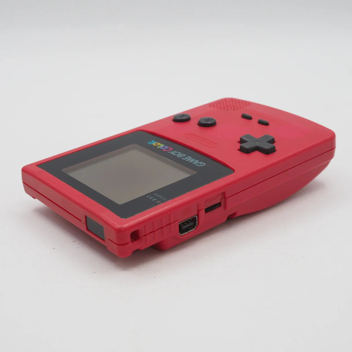 Nintendo GAME BOY COLOR Red CGB-001 Handheld System Boxed Tested Serial Match GB