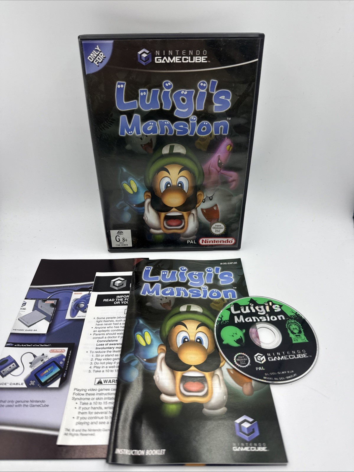 Luigi’s Mansion Nintendo GameCube Complete With Manual RARE GEM! TRACKED POST