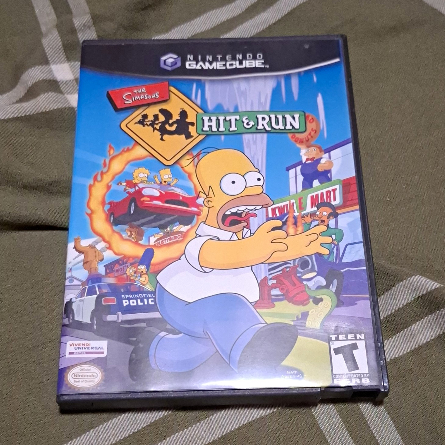 Vivendi The Simpsons: Hit & Run Nintendo GameCube Manual Included T NTSC 2003