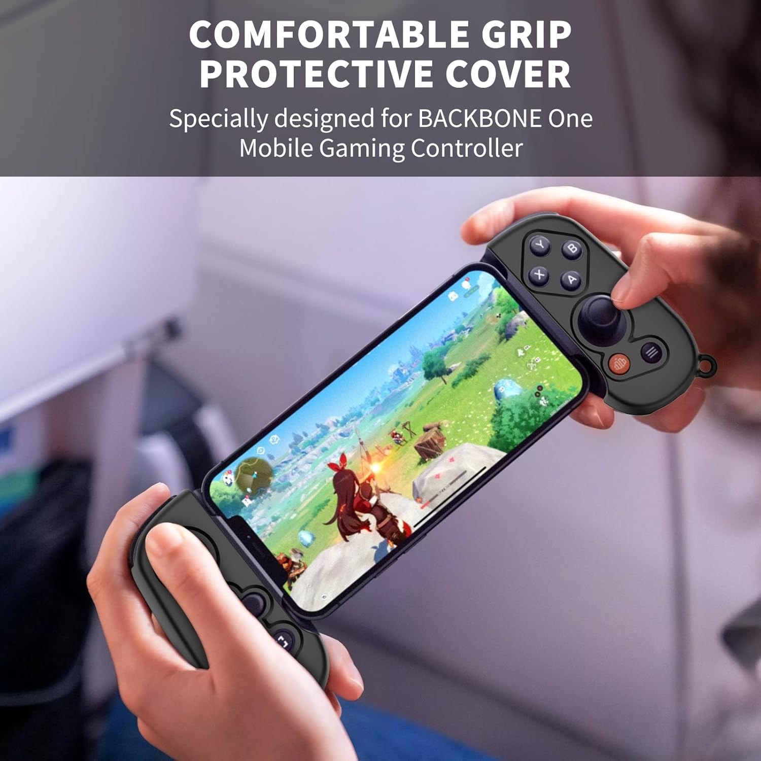 Handle Protective Case for Backbone One Mobile Gaming Controller OFF WHITE