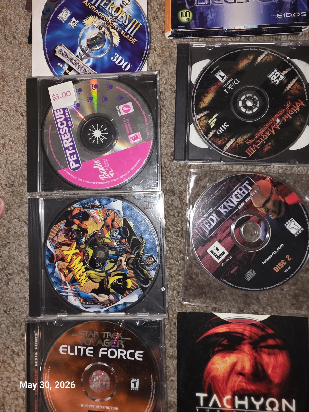 Lot Of 40 Vintage 1990s-EARLY 2000’S PC CD ROM Computer Video Games