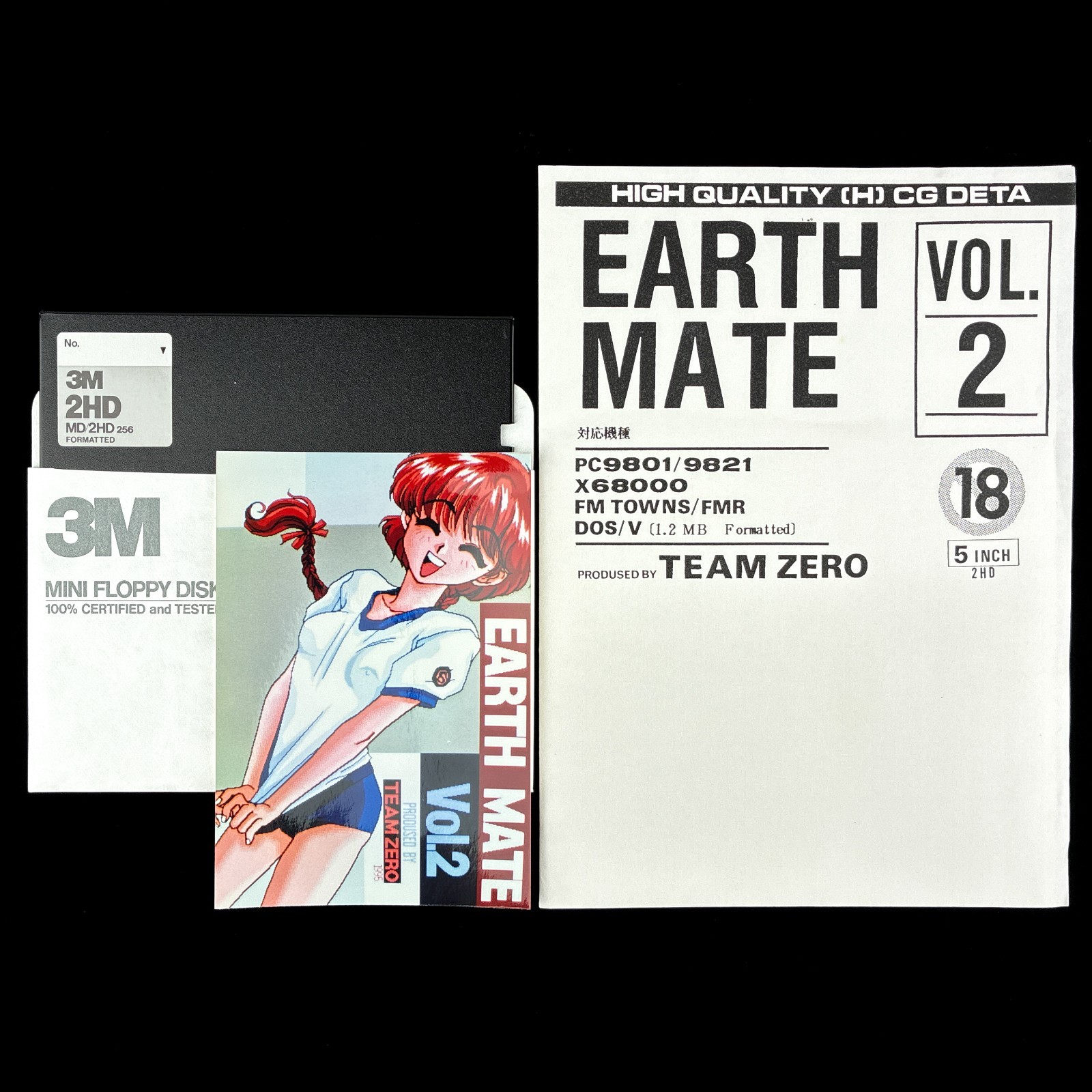 EARTH MATE VOL. 2 Magic Knight Rayearth 5″ PC-98 X68000 Doujin CG Collection