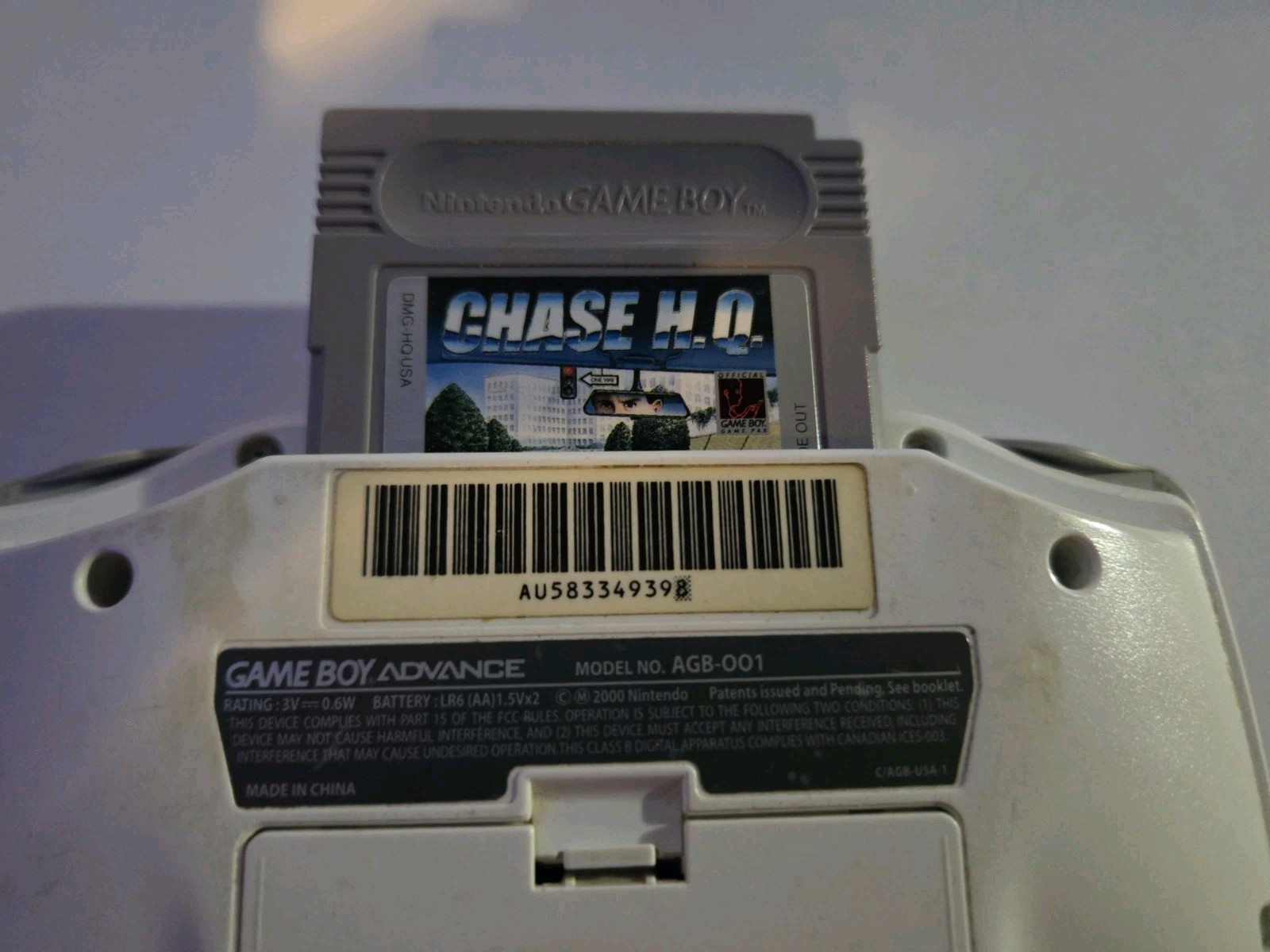 RARE NINTENDO GAME BOY GB CHASE HQ