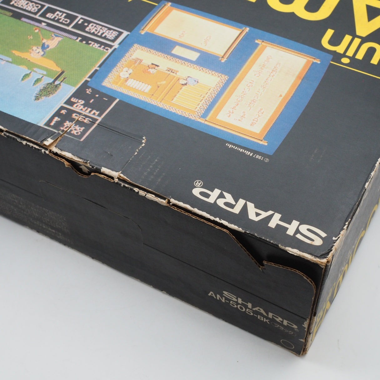 Sharp Twin Famicom AN-505-BK Boxed New Rubber Belt replaced Tested Working