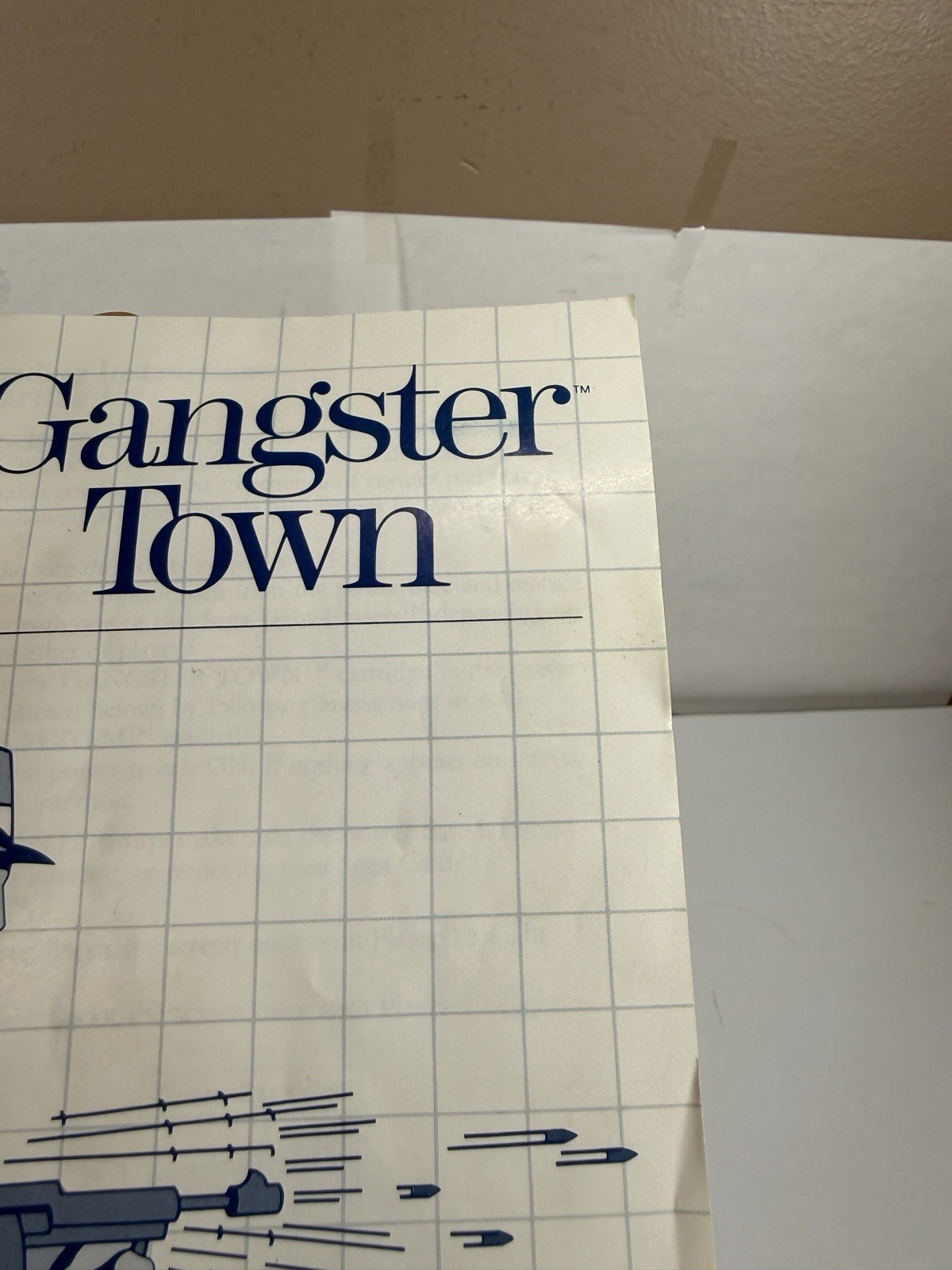 Gangster Town (Sega Master System, 1987) Complete CIB TESTED!