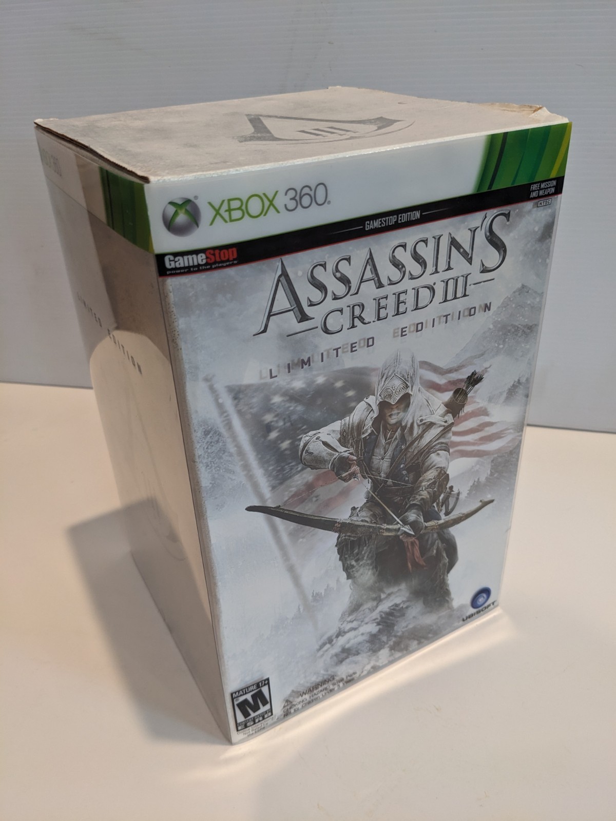 Assassin’s Creed III 3 Xbox 360 Limited Edition Box Set Game Statue Complete