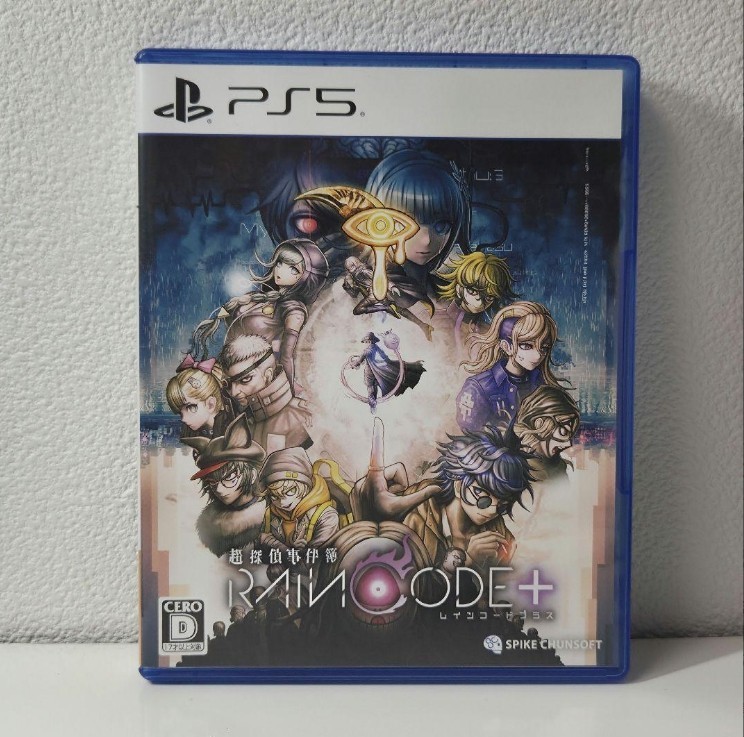 Super Detective Case Files RainCode Plus PS5 Used Tested JP ver with Case