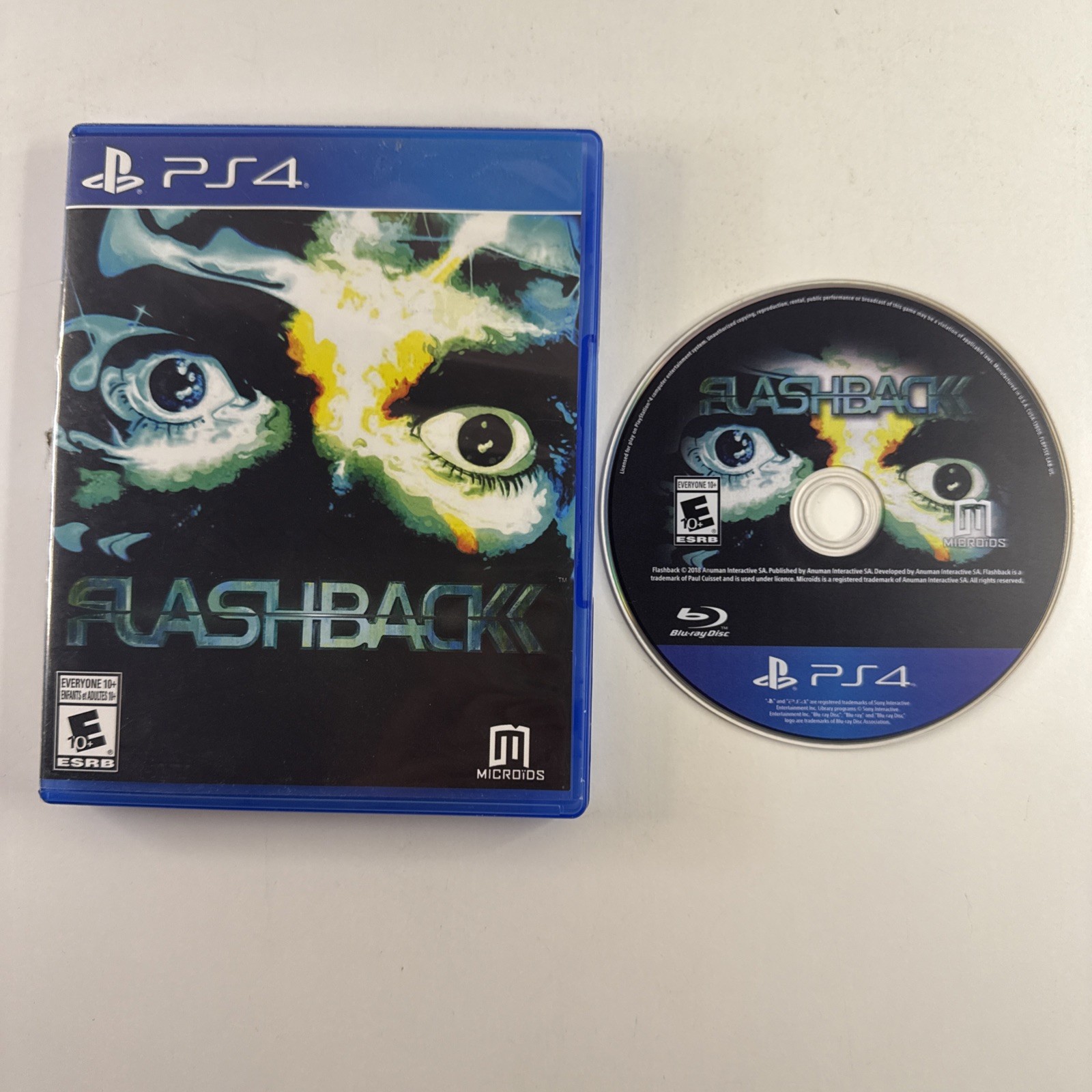 Flashback Sony PlayStation 4 2018 Microids Complete Tested