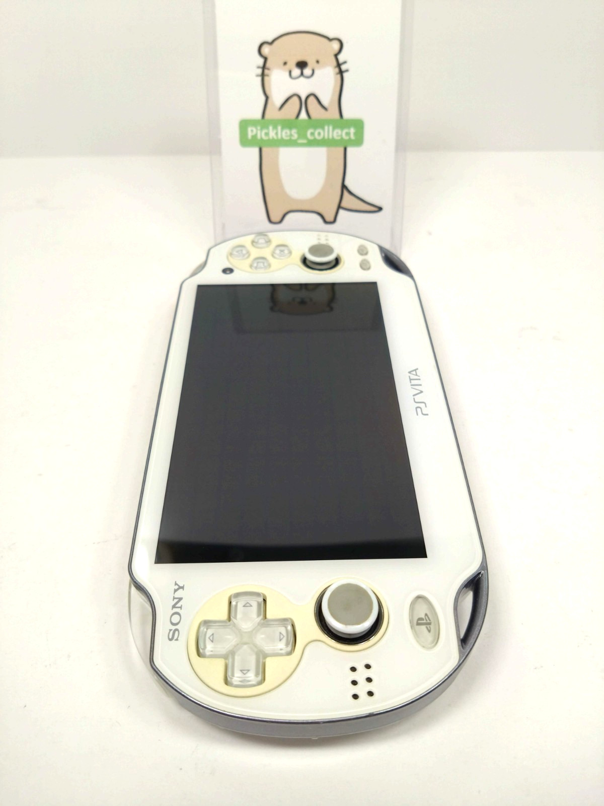 PS Vita Crystal White PCH-1100 Console only Wi-Fi PSV Tested Sony 0606B