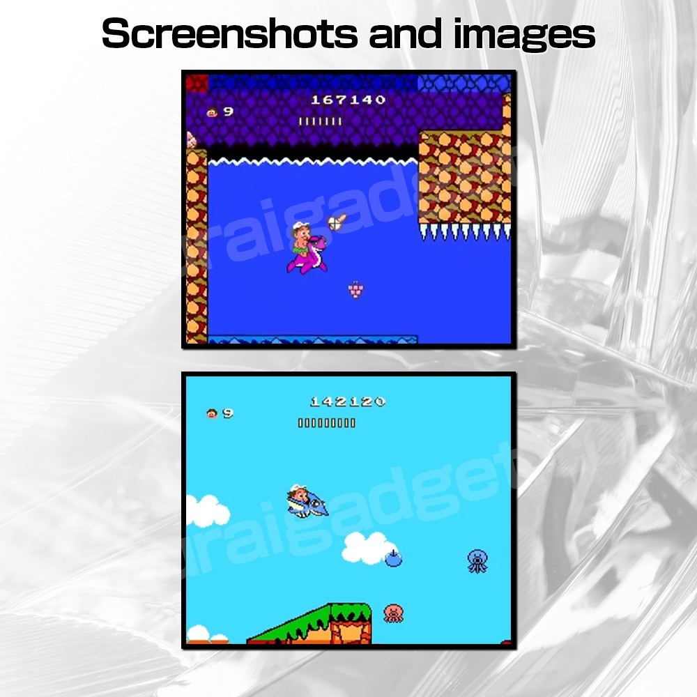 Super Mario USA(Bros. 2) & Adventure Island II 2 Nintendo Famicom/FC [Japan NES]