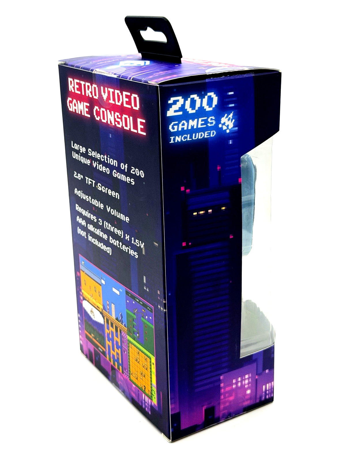 Vivitar Retro Mini Console 200 Games – Tested – Batteries + Tiny Tool Included