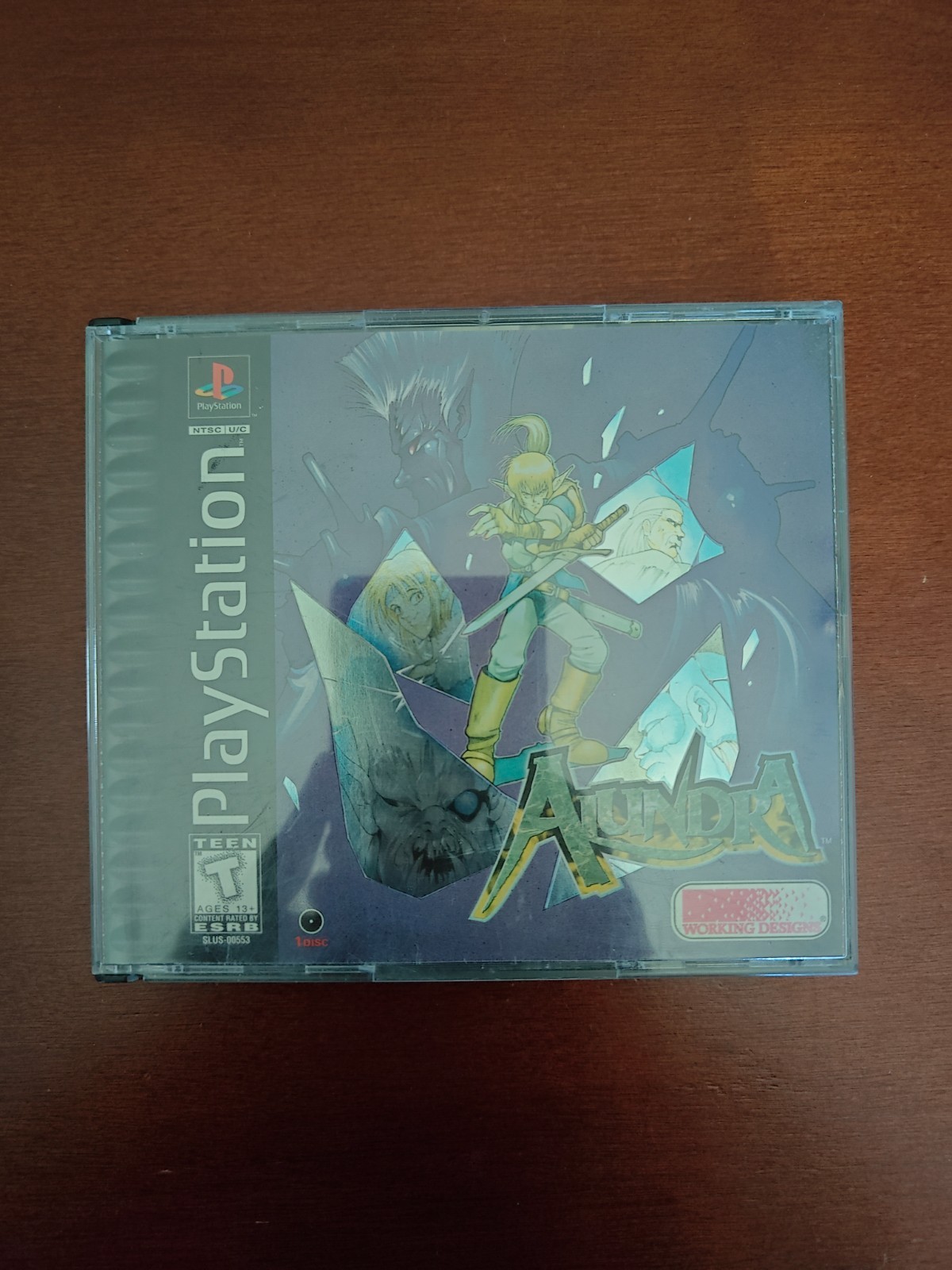 Alundra (Sony PlayStation 1, 1997) with manual no map