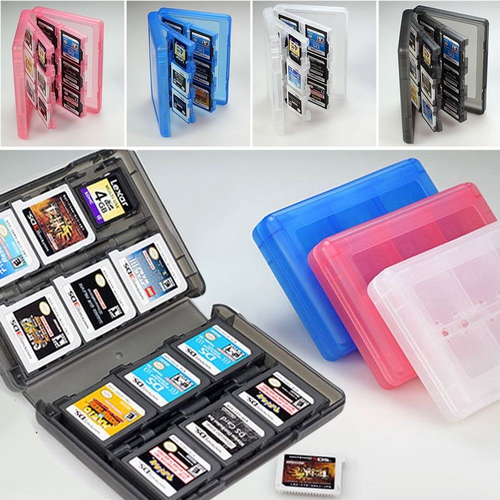 28 in 1 Game Card Case Holder Cartridge Box For Nintendo DS 3DS XL LL DSi MT G