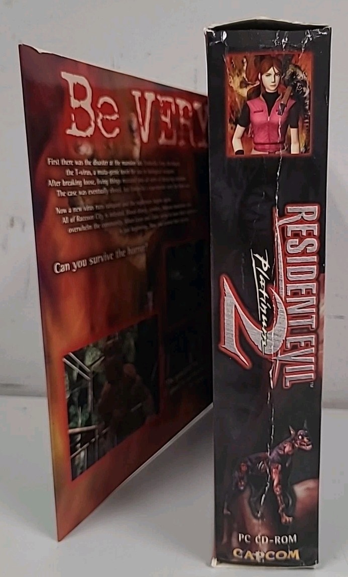 Resident Evil 2: Platinum BIG BOX PC CD-ROM Game 1999 NEW! – RARE READ PLS