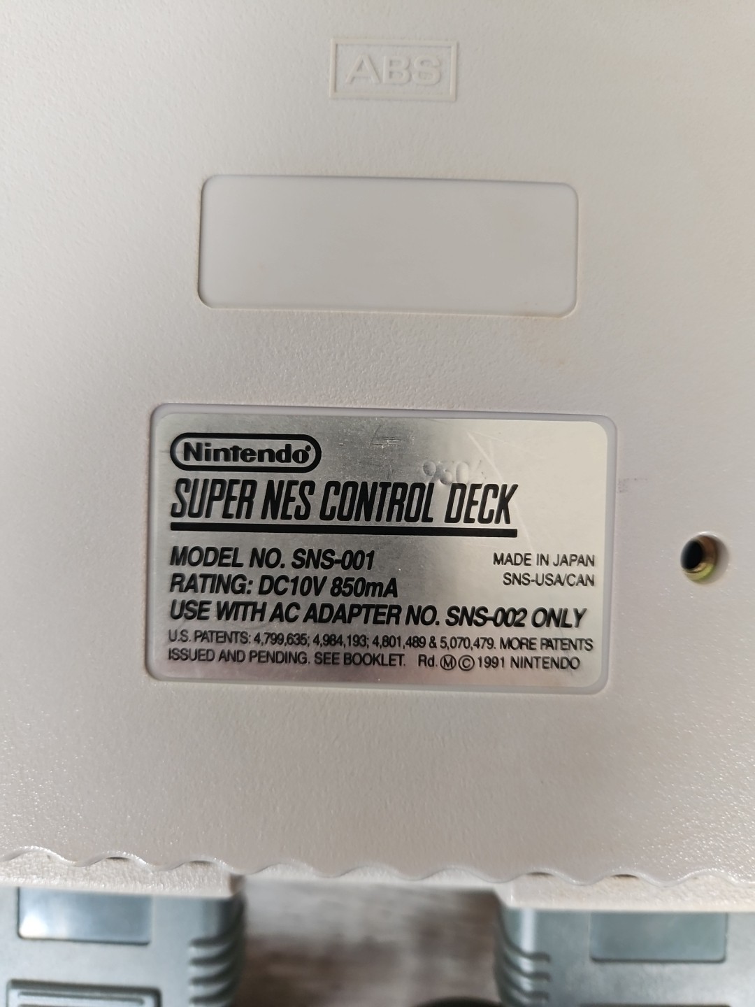 SNES Original Console Power / Av Cables 2 Controllers + Super Mario World