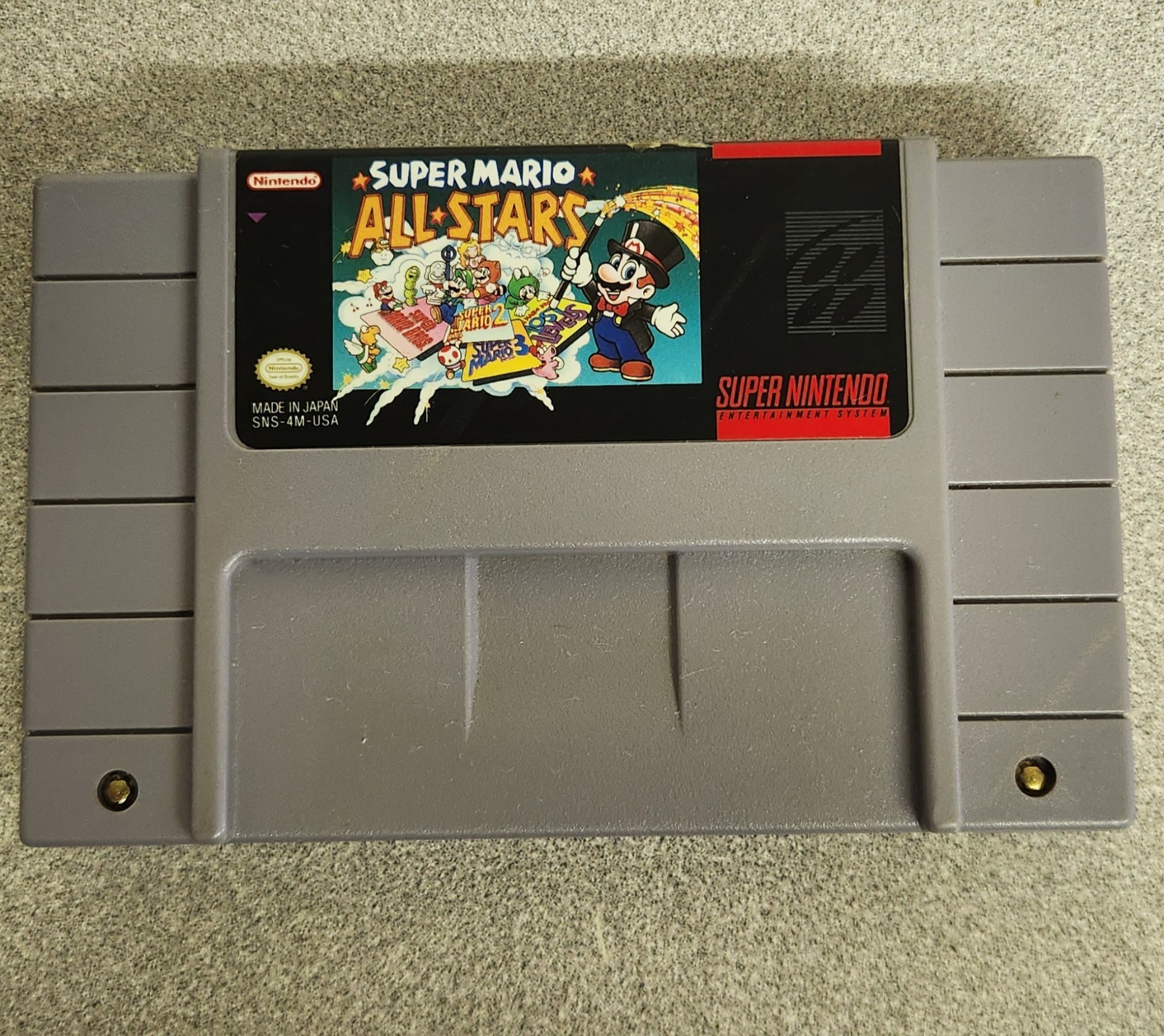 Super Mario All-Stars 1992 SNES Super Nintendo Authentic OEM Cartridge