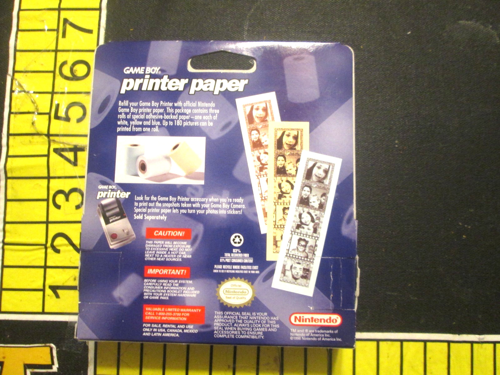 Game Boy Printer Paper #BGPAP3A