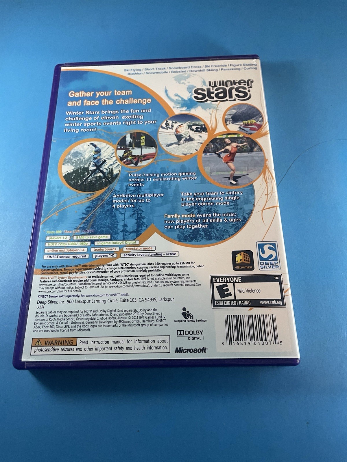 Winter Stars (Microsoft Xbox 360, 2011) Pre-owned