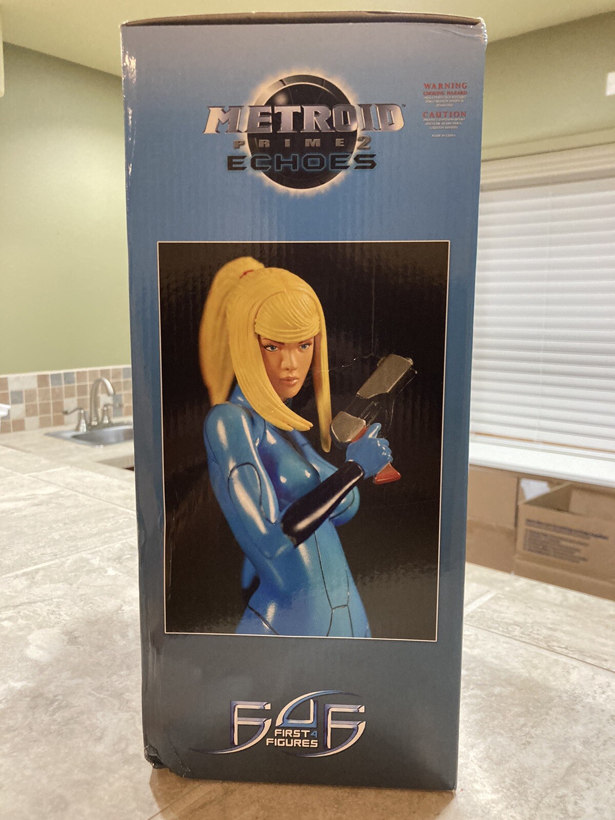 Metroid Prime 2 Echoes Samus Zero Suit 9.5-Inch First 4 Figure (Never Opened)