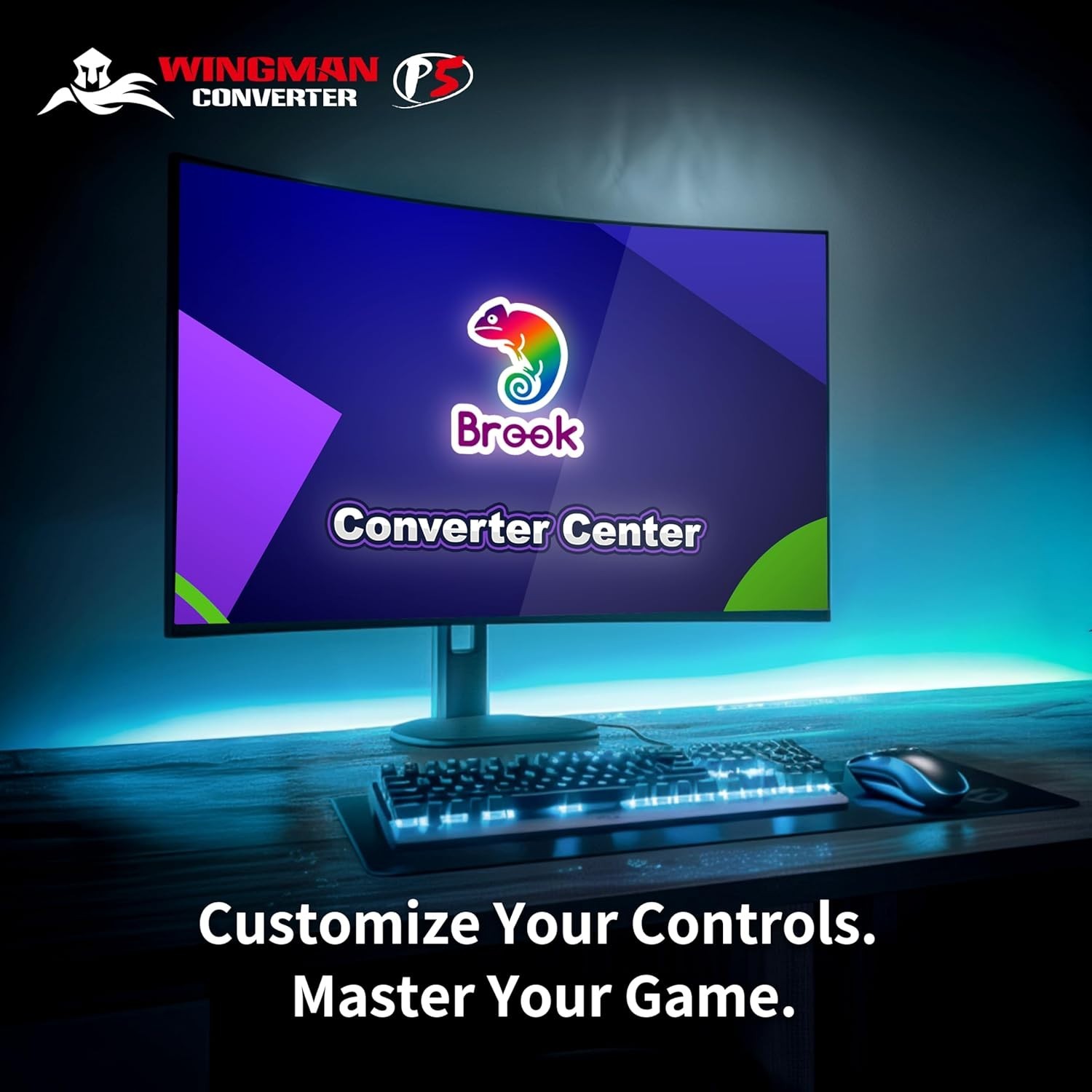 Brook Gaming Wingman P5 -P5 P4 PC Controller Converter Wireless & Wired Ver2026