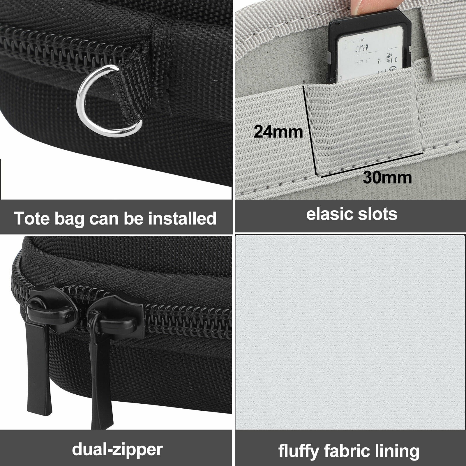 80 Game Case Card Holder Storage Bag for Nintendo Switch/Vita /SD Card Cartridge