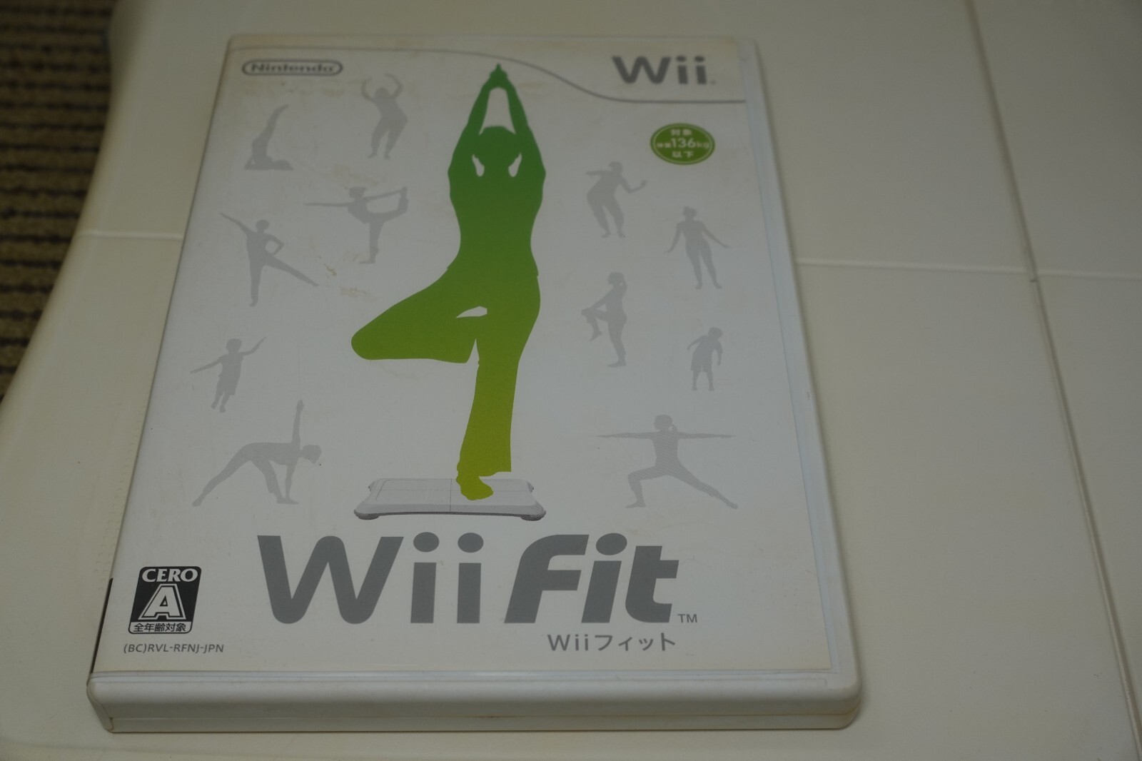 Nintendo WiiU 32GB white WUP-001 working item software wii fit etc… JAPAN