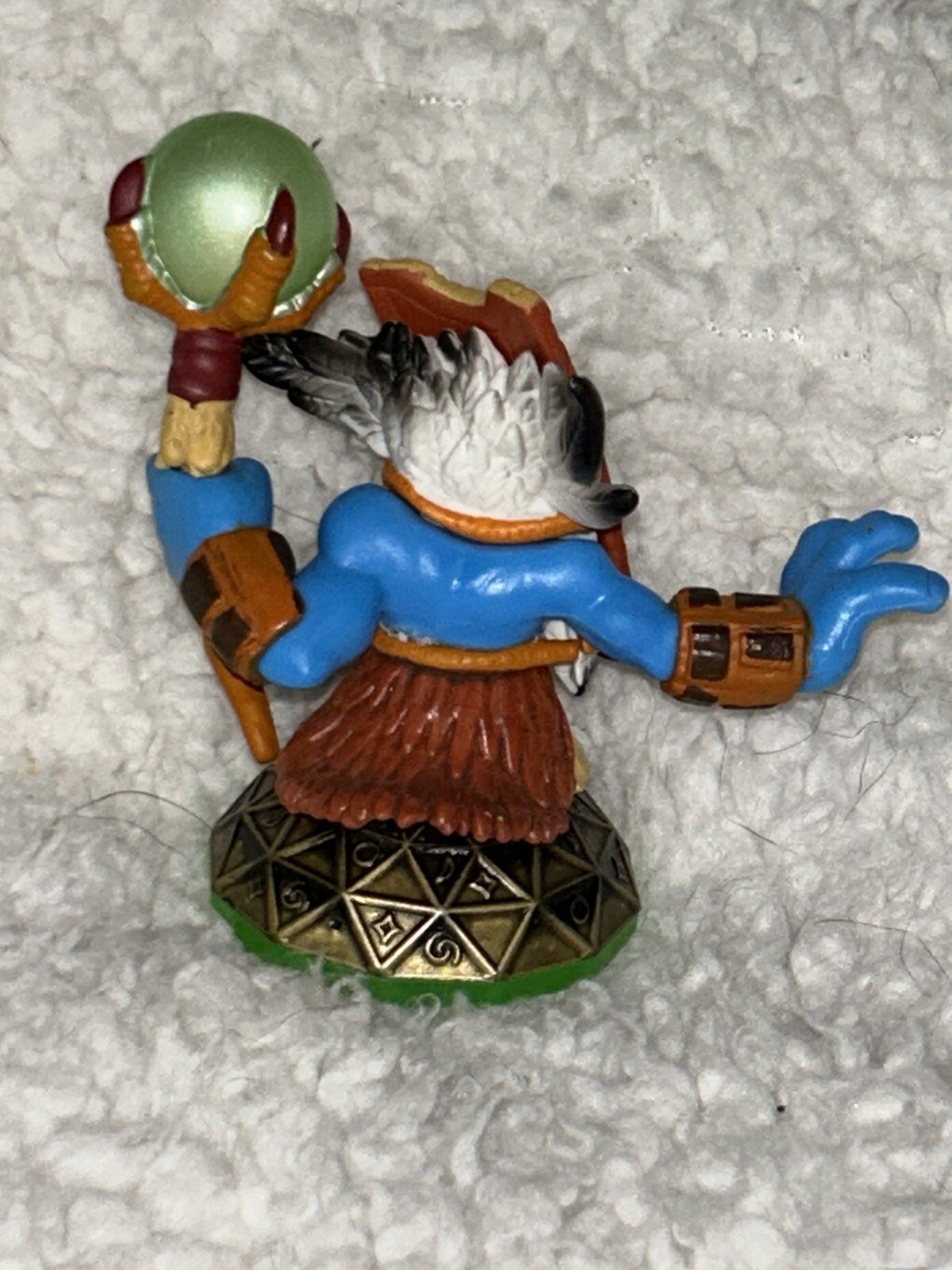 5 Skylanders Green Base Spyros Adventure Whirlwind Trouble Dino Rang voodood Spy