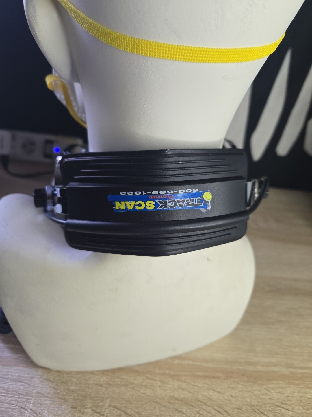 Track Scan Premium Nascar Noise Reduction Head Phones Black and Gray Tested