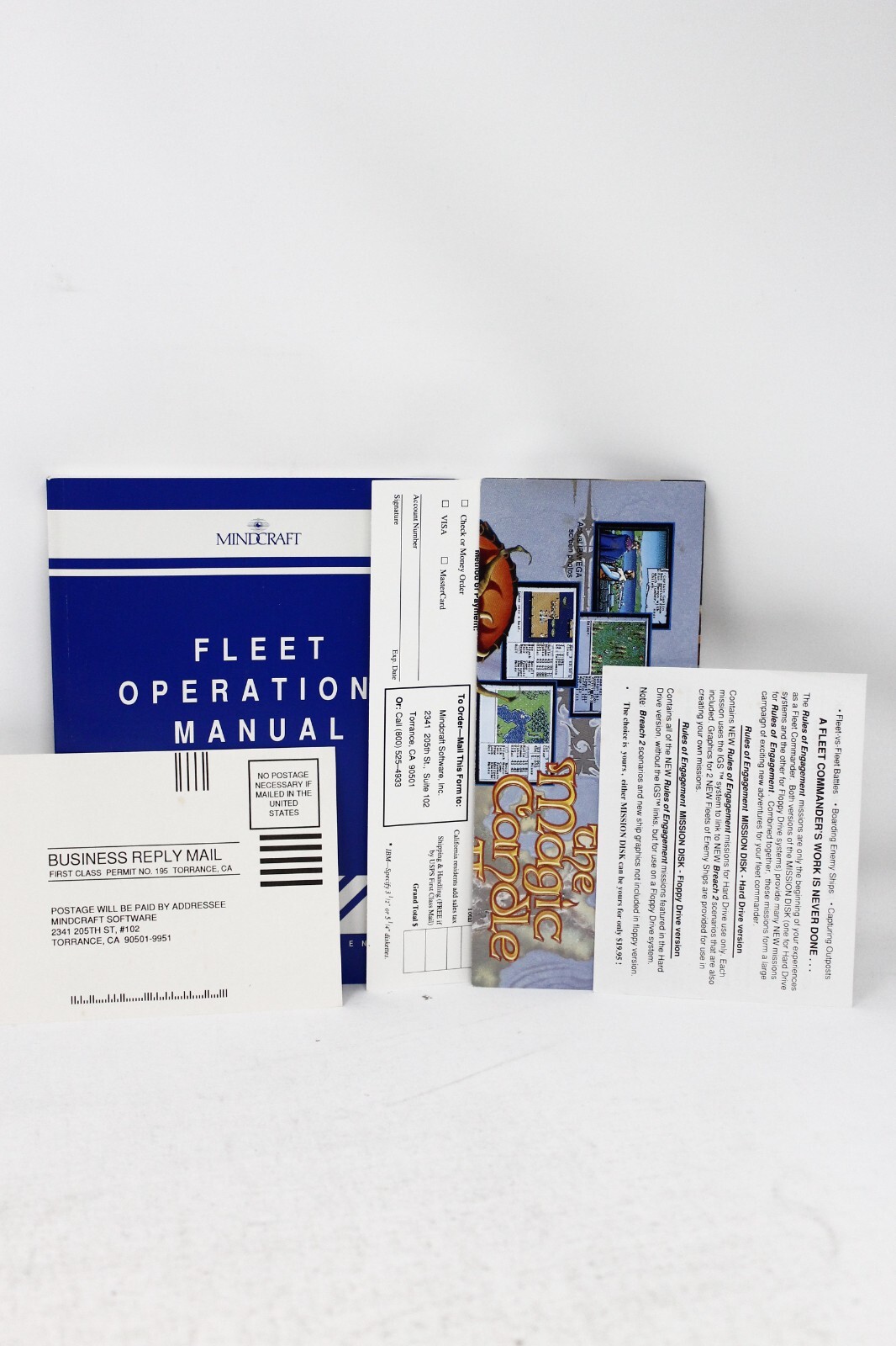 RULES OF ENGAGEMENT IBM/TANDY PC COMPUTER GAME 1991 MINDCRAFT Big Box