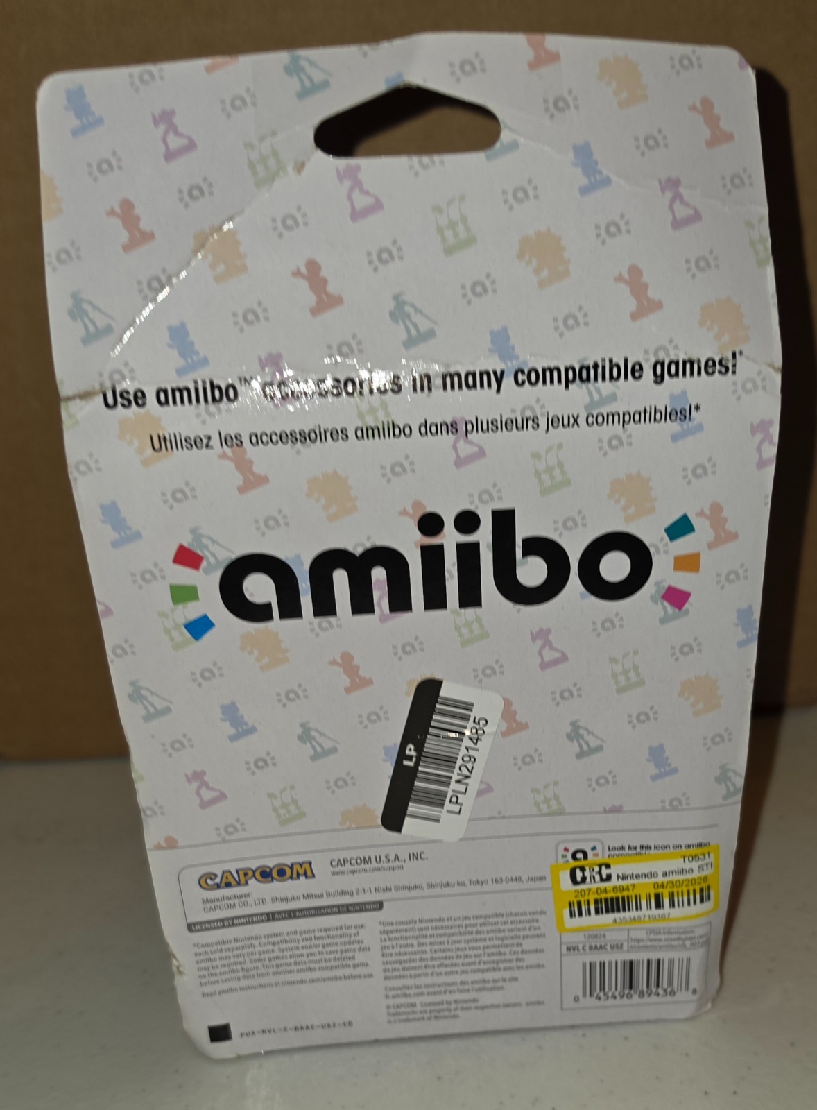 Nintendo amiibo STREET FIGHTER 6 Series Kimberly Figure Damaged Package