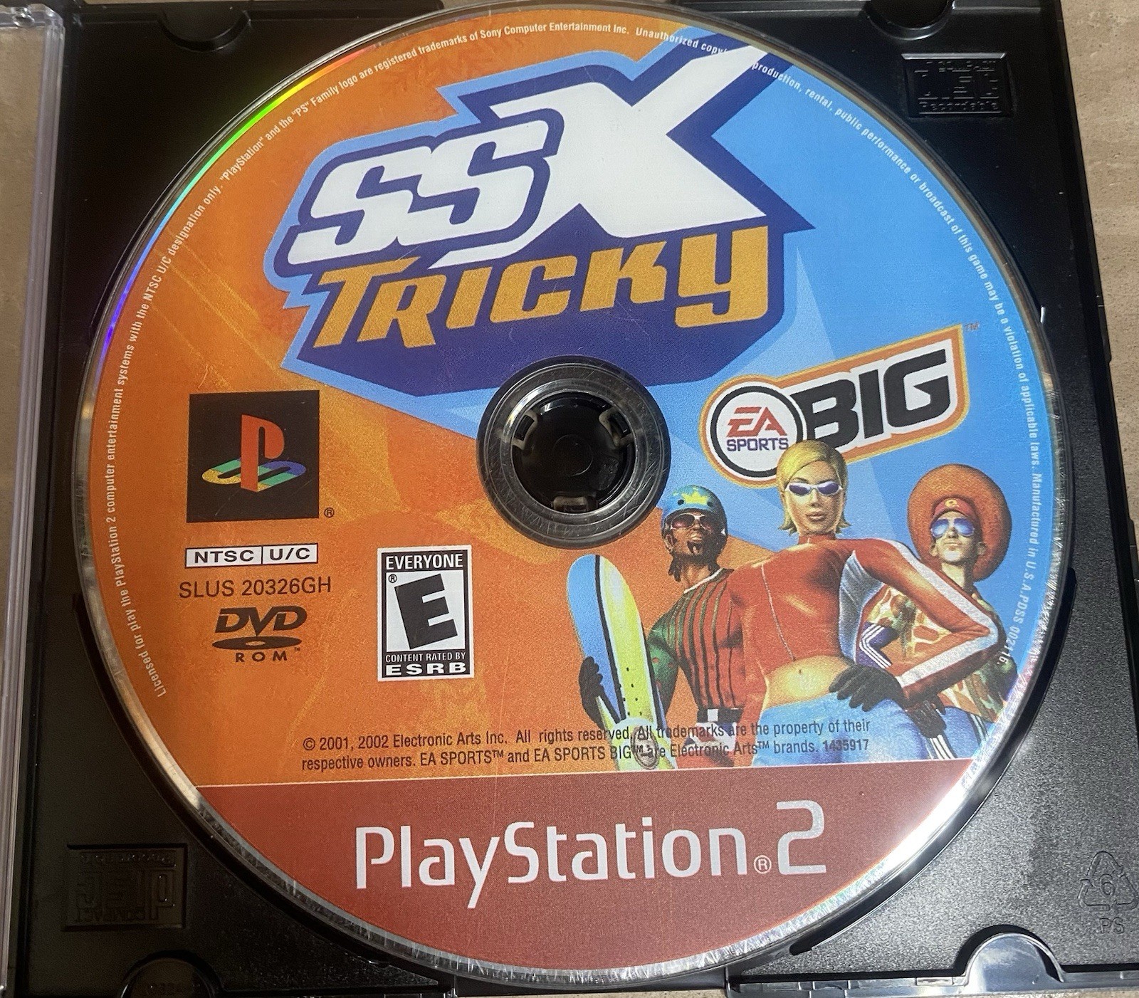 SSX Tricky Sony PlayStation 2 PS2 2002 E NTSC-U/C EA SPORTS BIG DISC ONLY