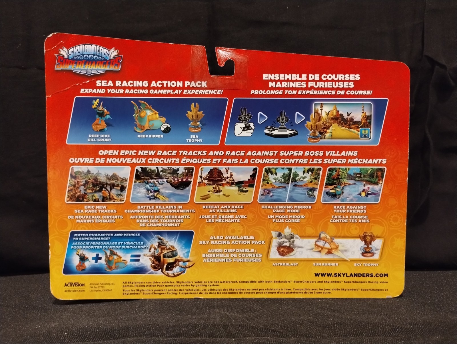Skylander Superchargers Sea Racing Action Pack Gill Grunt Reef Ripper NIB