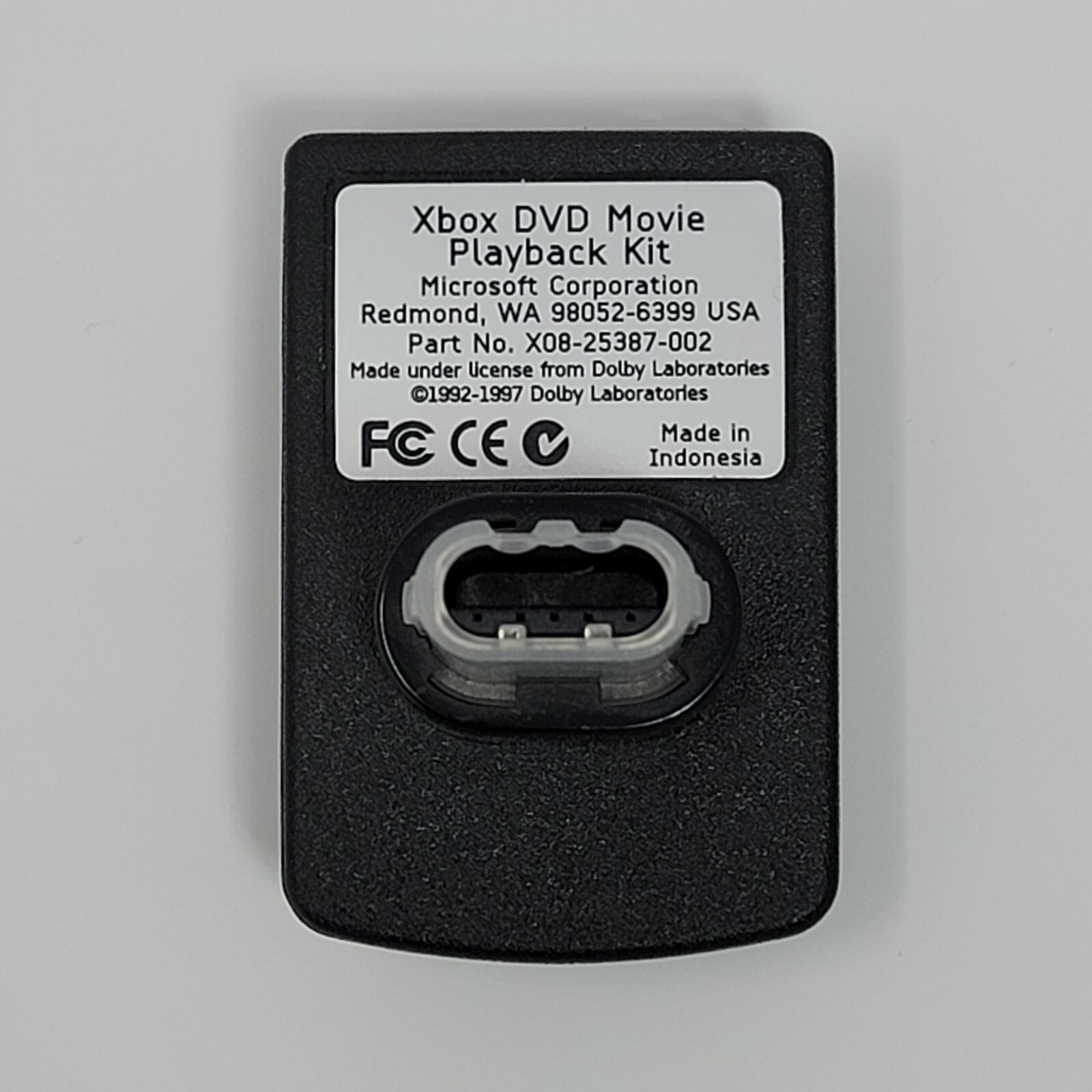 Original Xbox DVD Movie Playback Kit Wireless Remote & Dongle CLEANED & TESTED