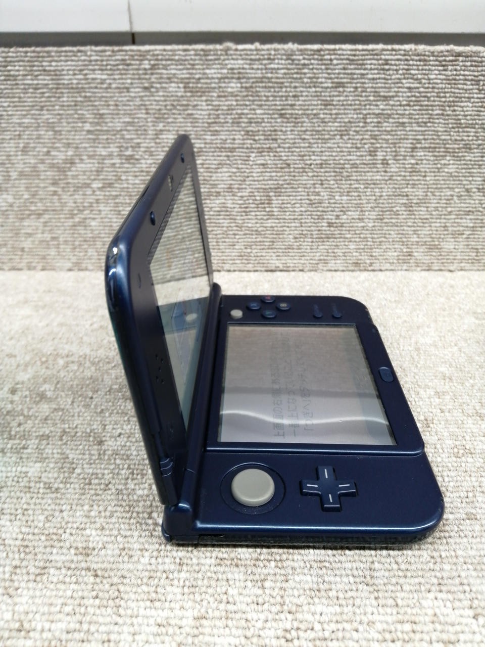 New Nintendo 3DS XL LL Metallic Blue Console Charger Tested Working Japan