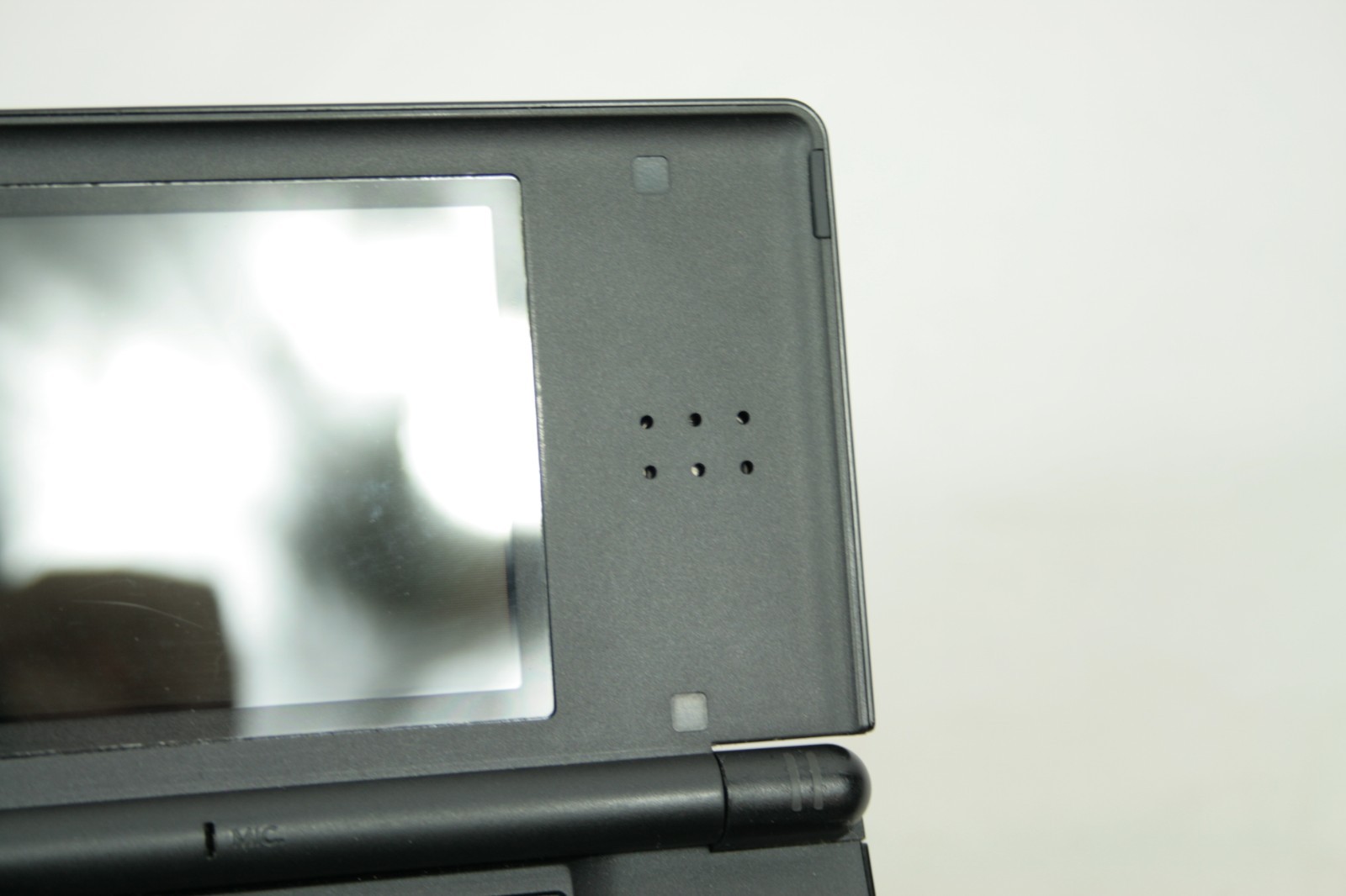 Nintendo DS Lite Console Black Onyx with Stylus GBA Cover Tested FAST SHIPPING