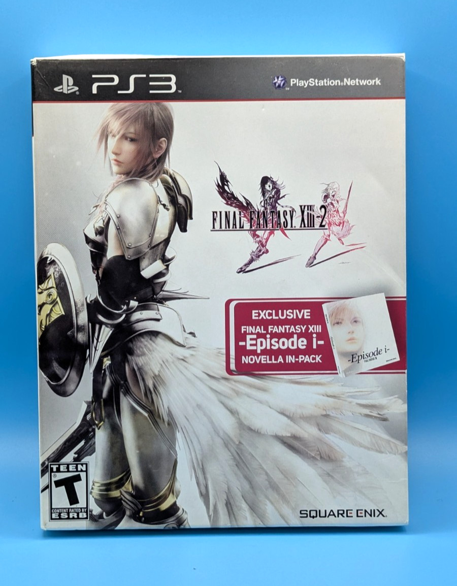 Final Fantasy XIII +Guide XIII-2 Novella Edition XIII-3 Returns PS3 Complete Set