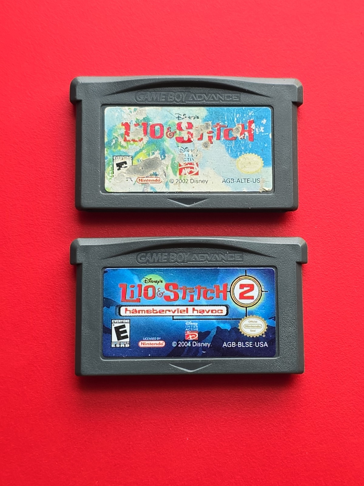 Lilo & Stitch 1 2 Hamsberviel Havoc Nintendo Game Boy Advance Disney Lot 2 Games
