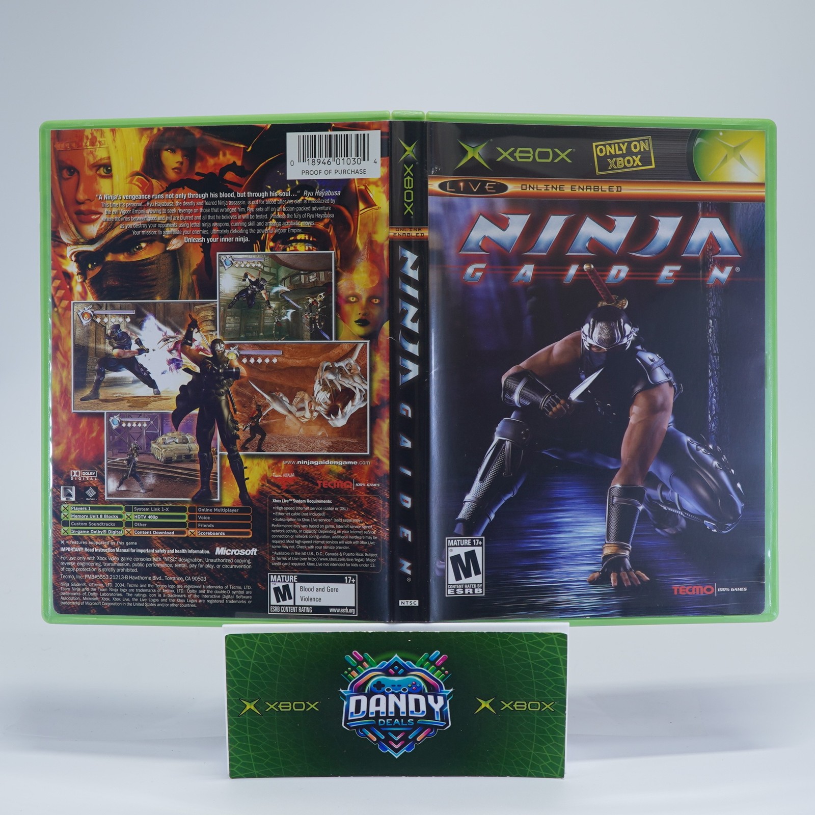 Ninja Gaiden CIB W/ Manual – Xbox