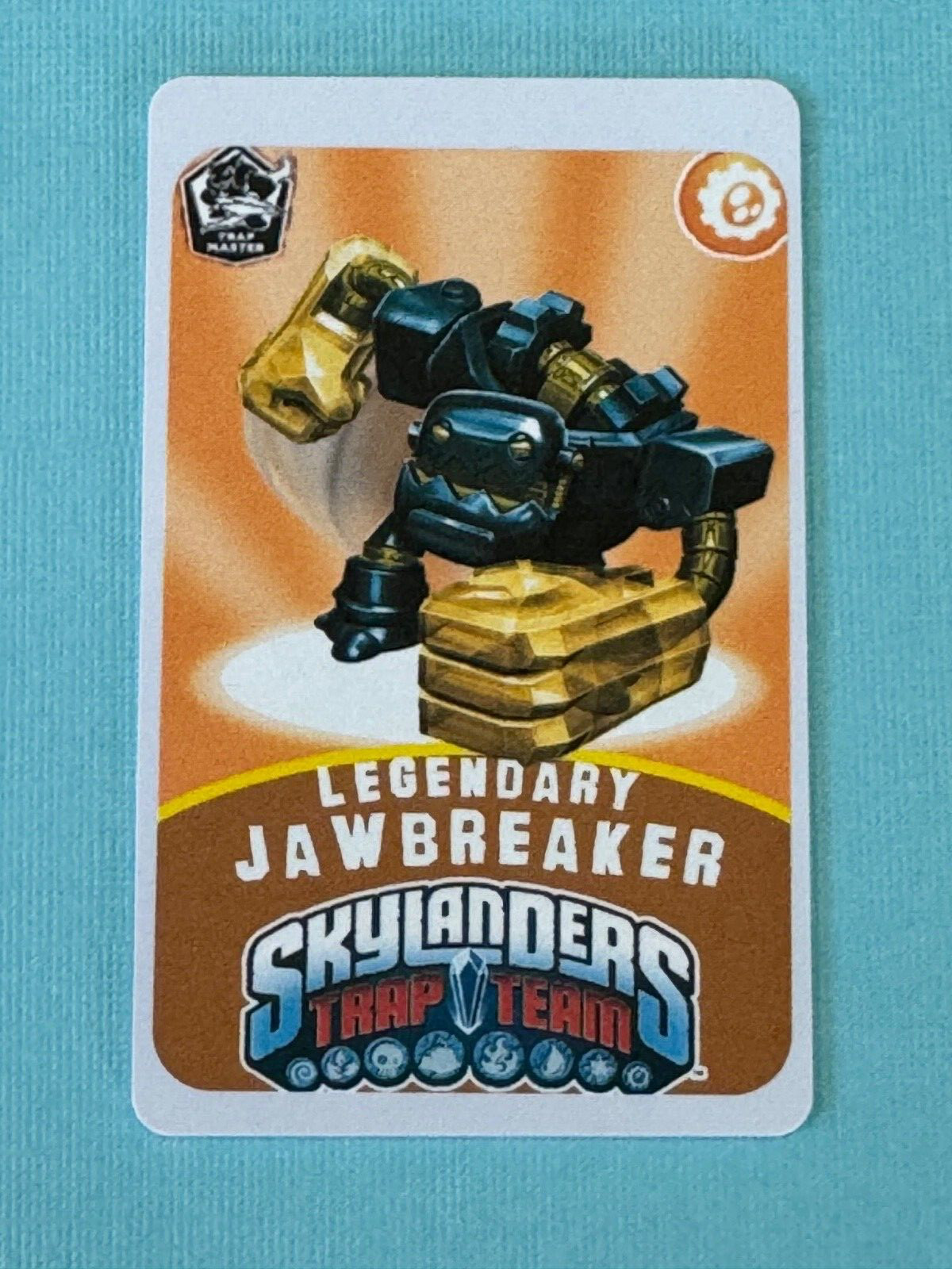 Skylanders Trap Team Master Legendary Jawbreaker w/ Max 65,000 coins NFC Card
