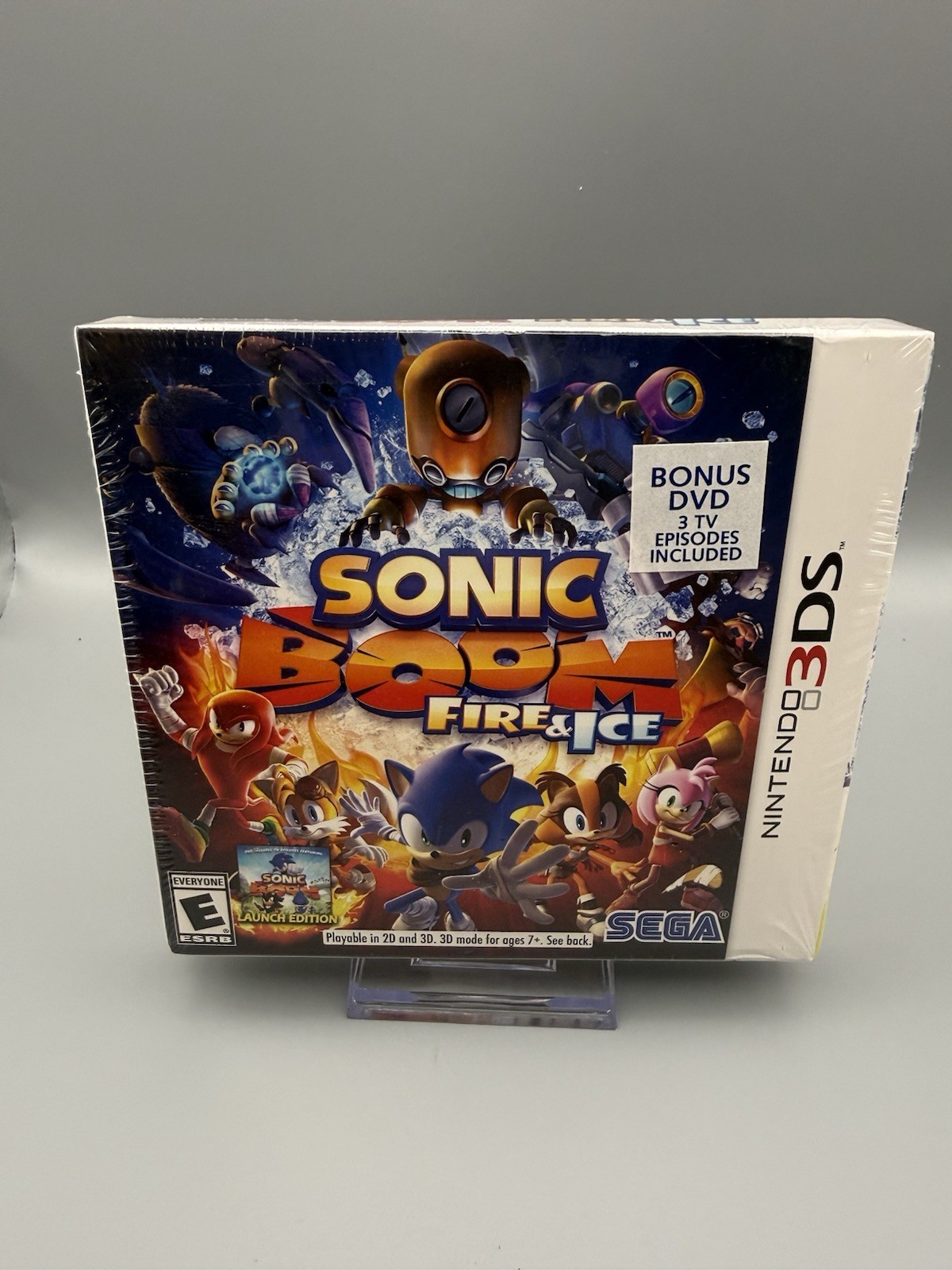 Sonic Boom: Fire & Ice — Launch Edition (Nintendo 3DS, 2016)