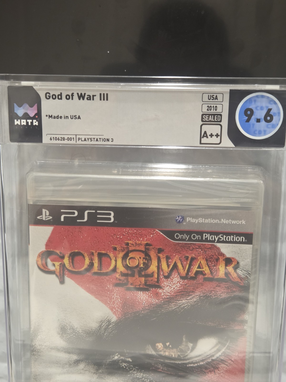 God of War III New/ Sealed Graded Wata 9.6 A++ PlayStation 3 PS3