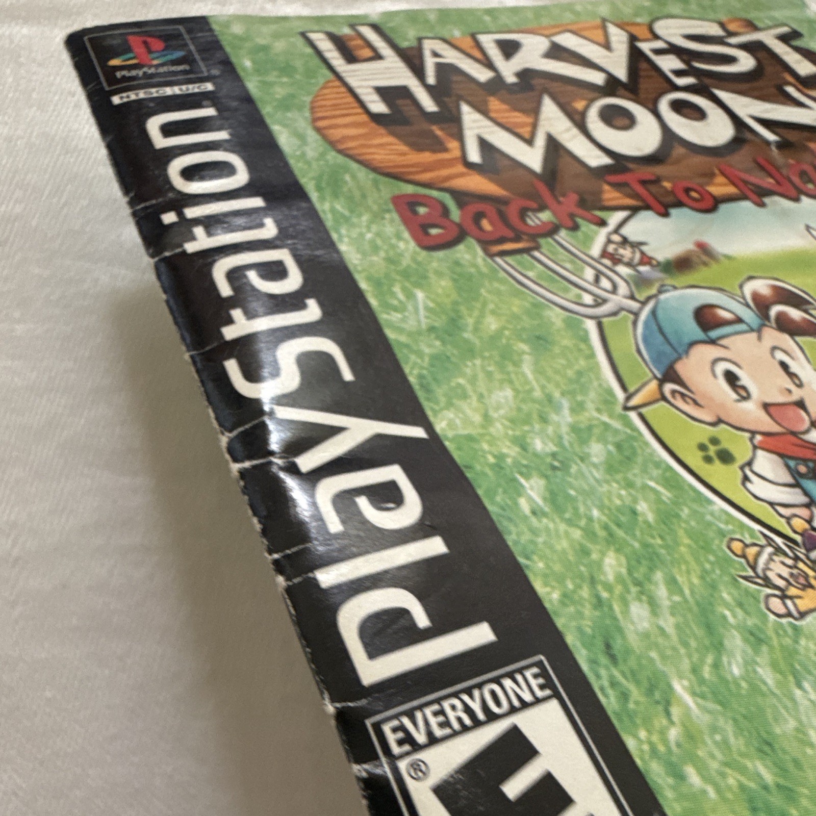 Natsume Harvest Moon: Back to Nature (Sony PlayStation 1, 2000) w/ Manual