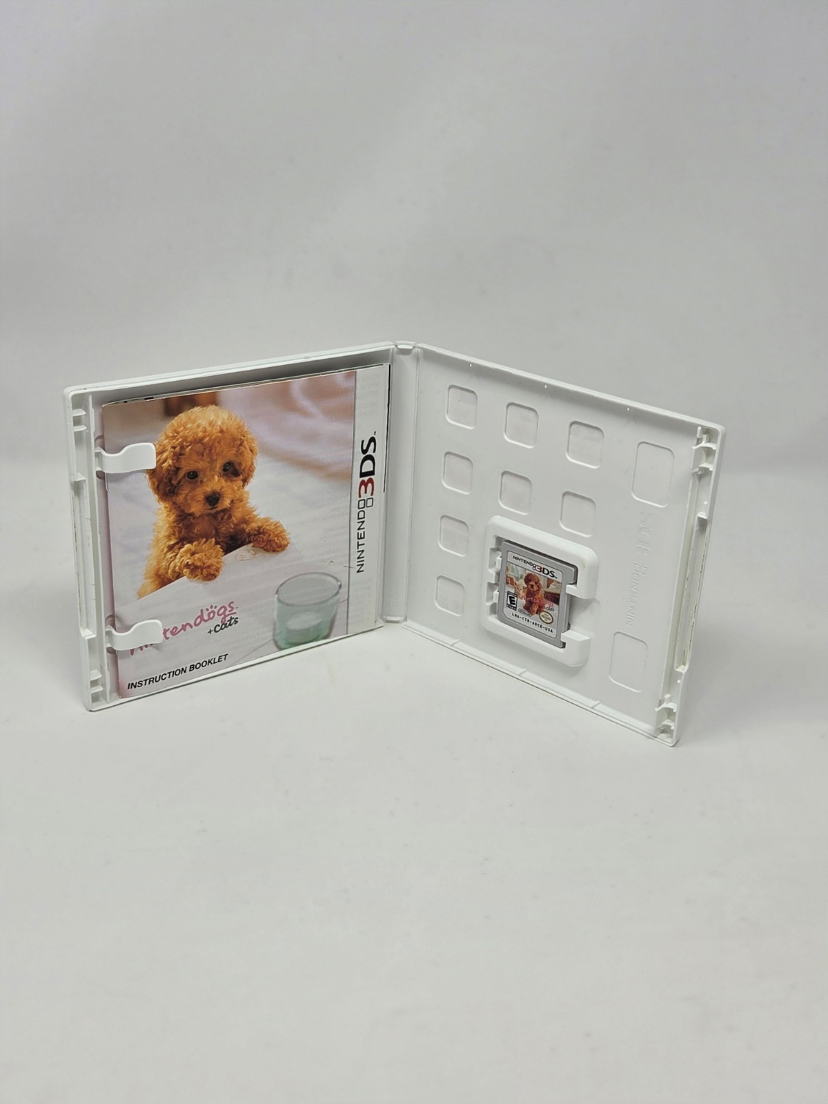 Nintendogs + Cats Toy Poodle Nintendo 3DS Game & Inserts