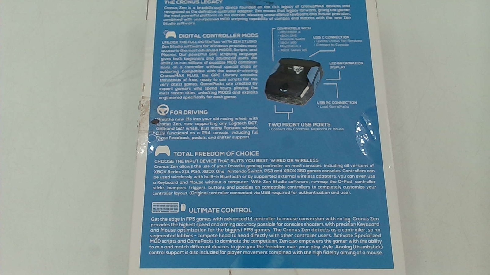 Cronus Zen Controller Adapter – PS4 PS5 Xbox Switch – NEW