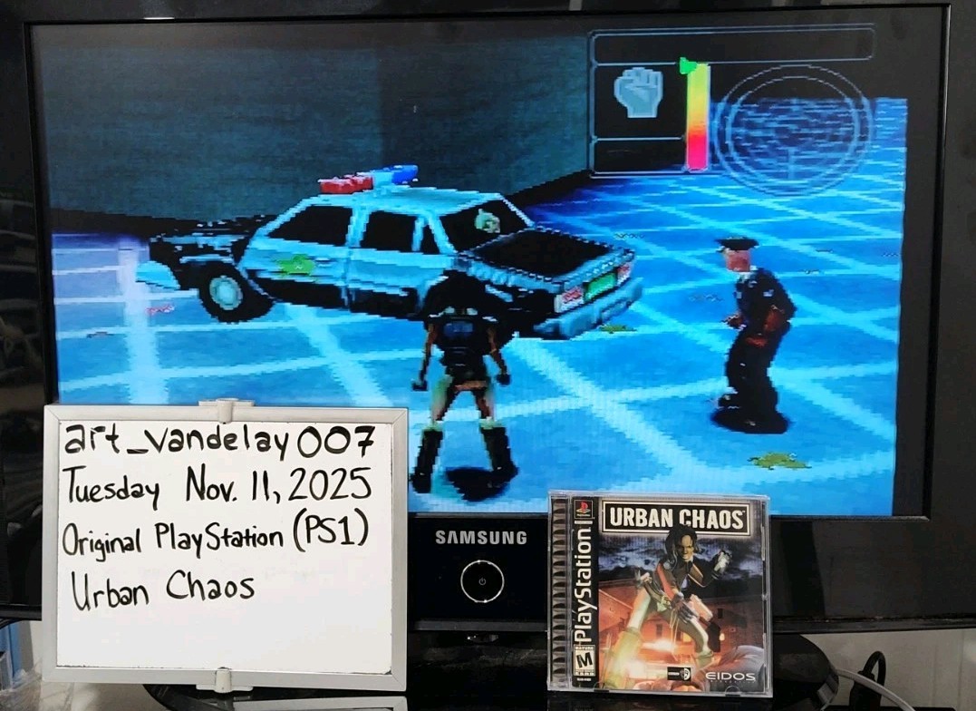 Urban Chaos – (PS1, 1999) *CIB w/ Reg Card + Case Protector* VGC* Tested!