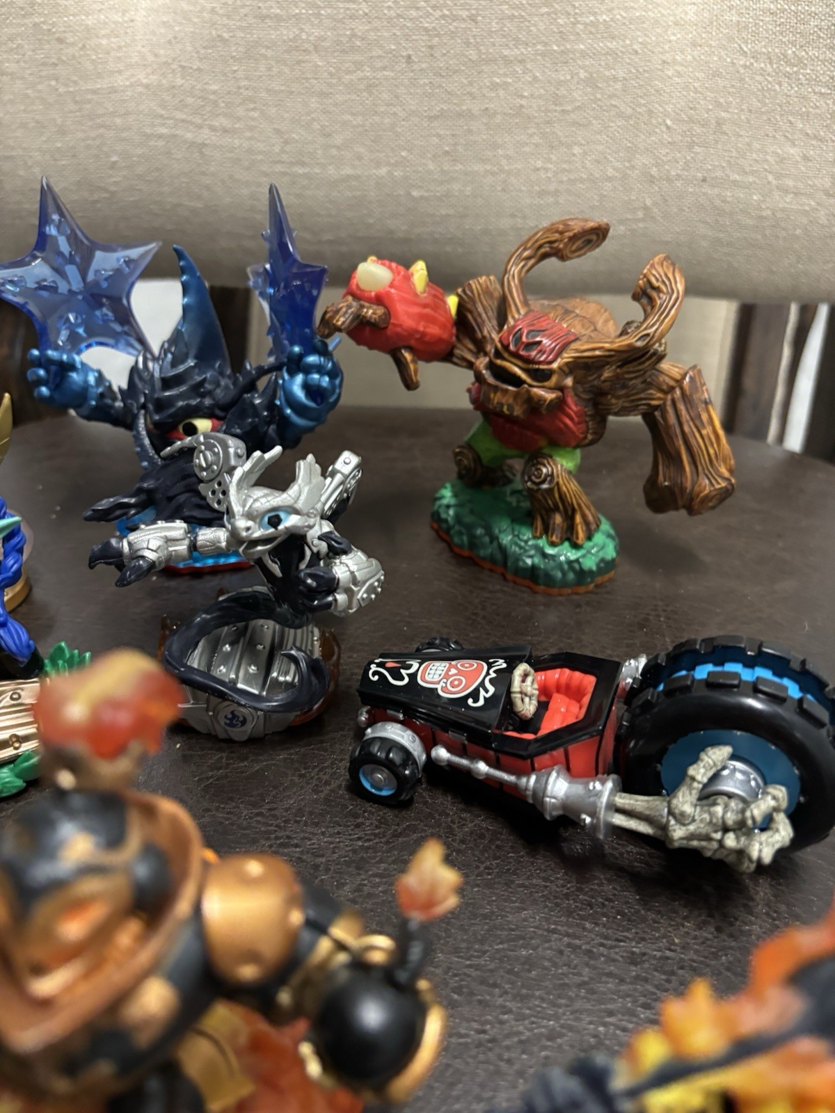 Skylanders Lot Legendary Ignitor Dark Spitfire Hot Dog Crypt Cruiser Tree Rex