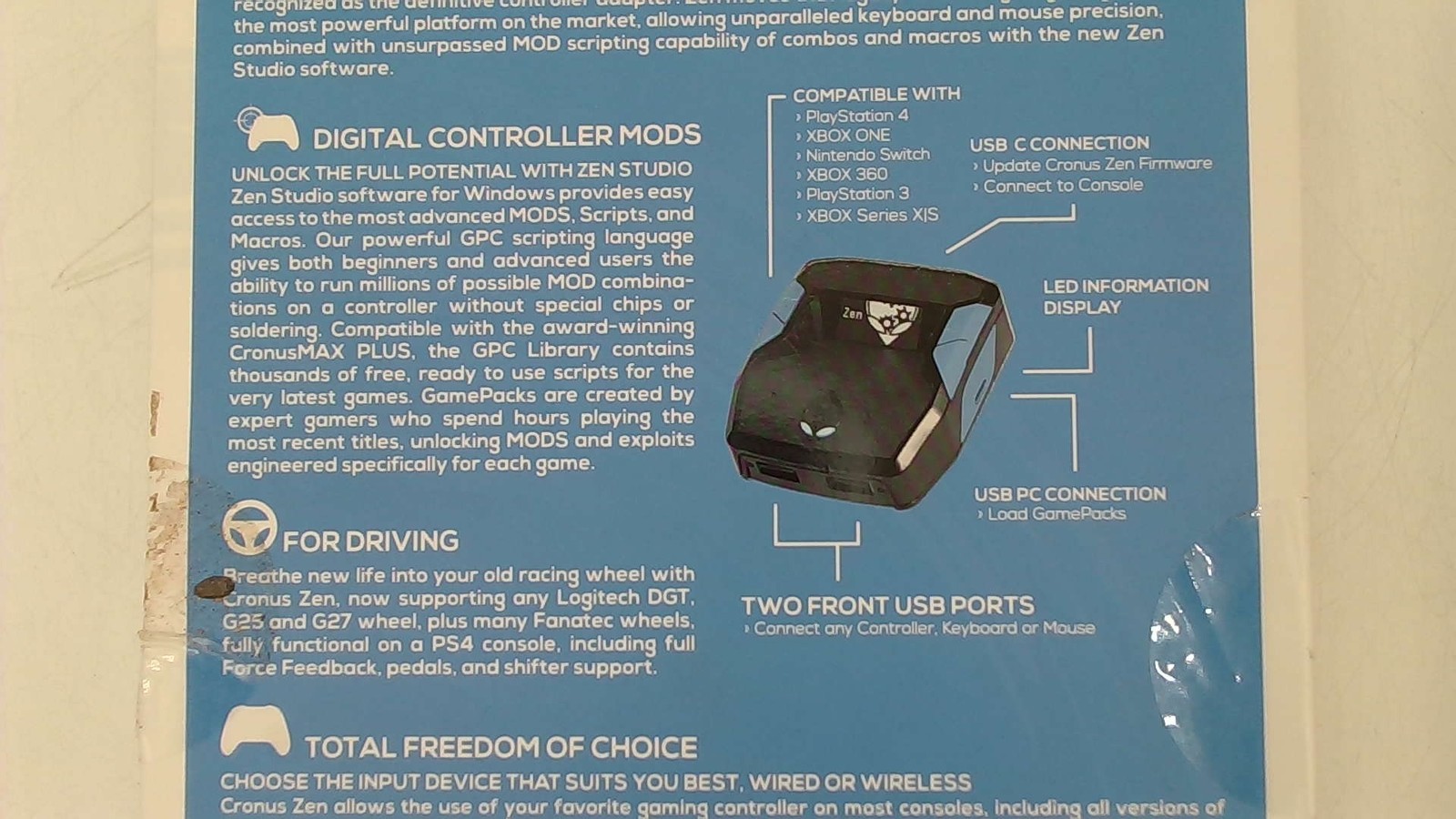 Cronus Zen Controller Adapter – PS4 PS5 Xbox Switch – NEW