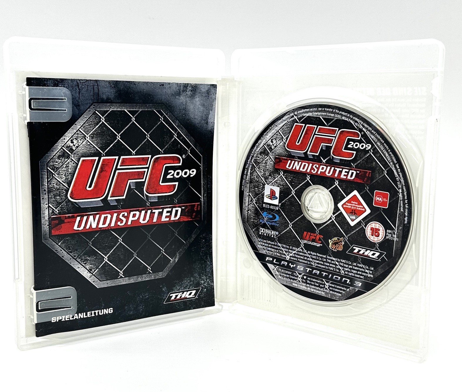 PS3 UFC 2009 Undisputed PAL Austria German UK TESTED Region Free CIB VGC