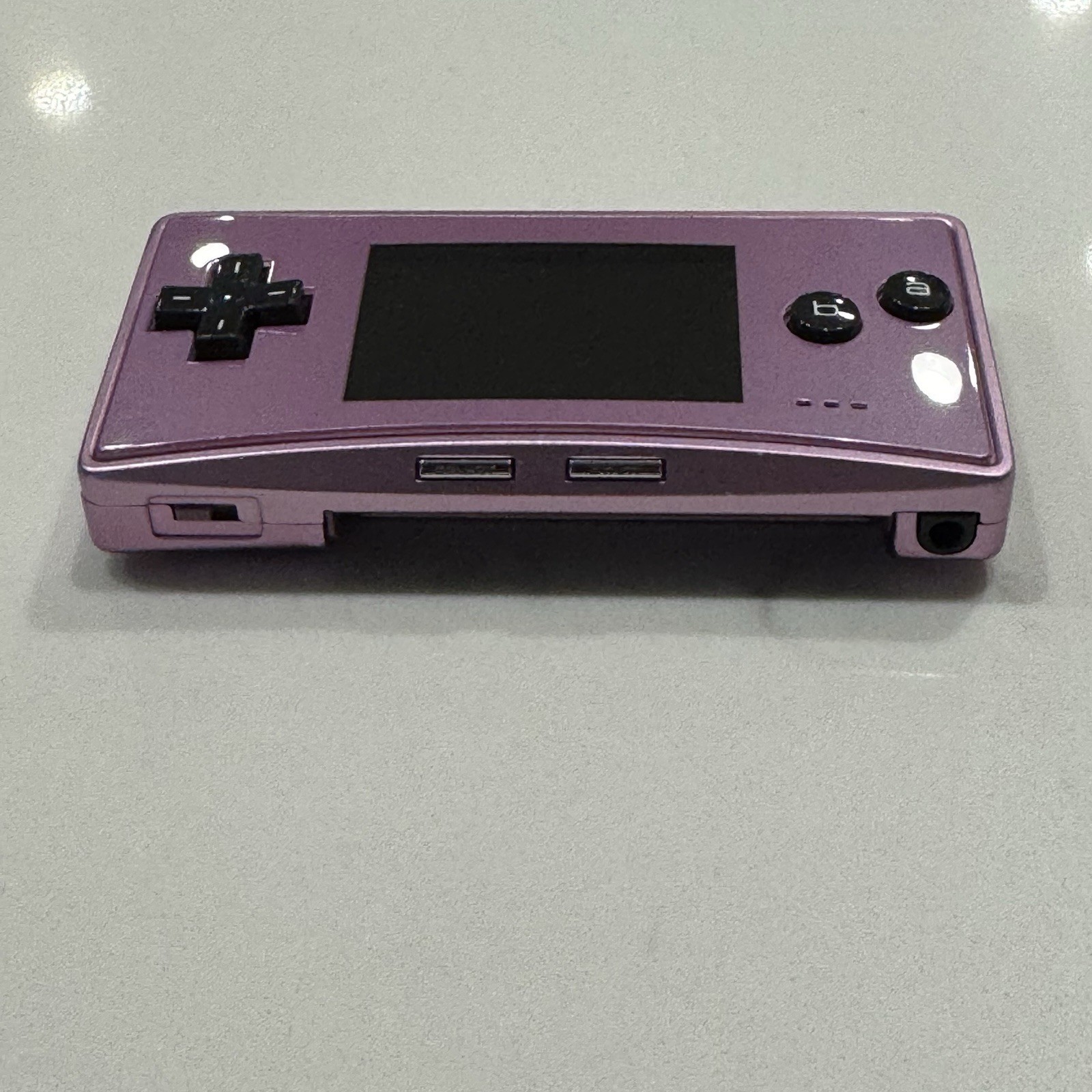 Nintendo Game Boy Micro OXY-001 Purple Console VGC Complete Box CIB OEM Charger